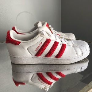 fuzzy adidas shoes